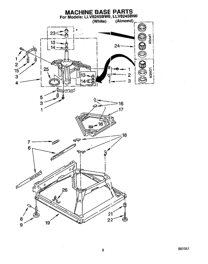 Diagram for LLV8245BW0