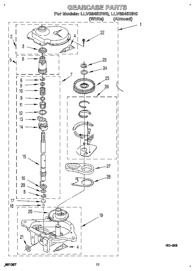 Diagram for LLV8245BW0