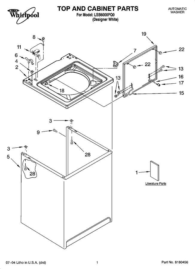 Diagram for LSB6000PQ0
