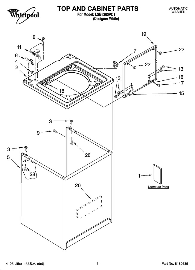 Diagram for LSB6200PQ1