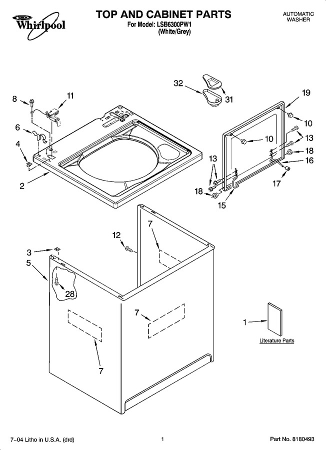Diagram for LSB6300PW1