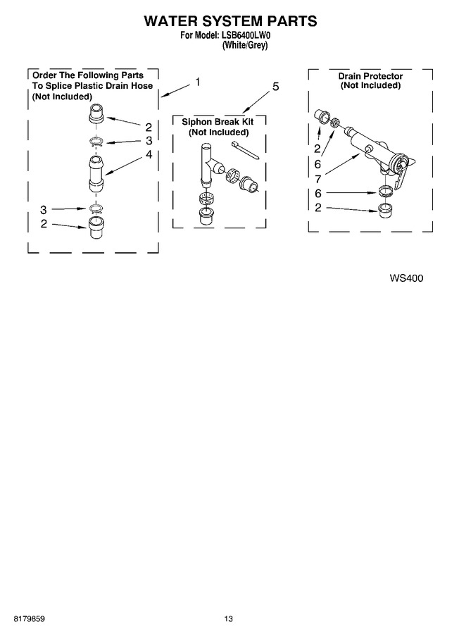 Diagram for LSB6400LW0