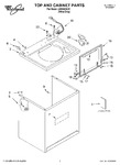 Diagram for 01 - Top And Cabinet Parts