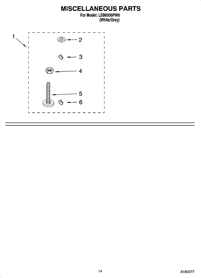 Diagram for LSB6500PW0