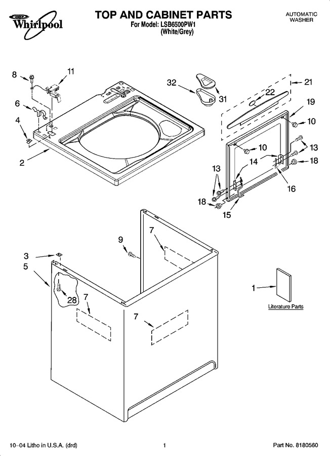 Diagram for LSB6500PW1