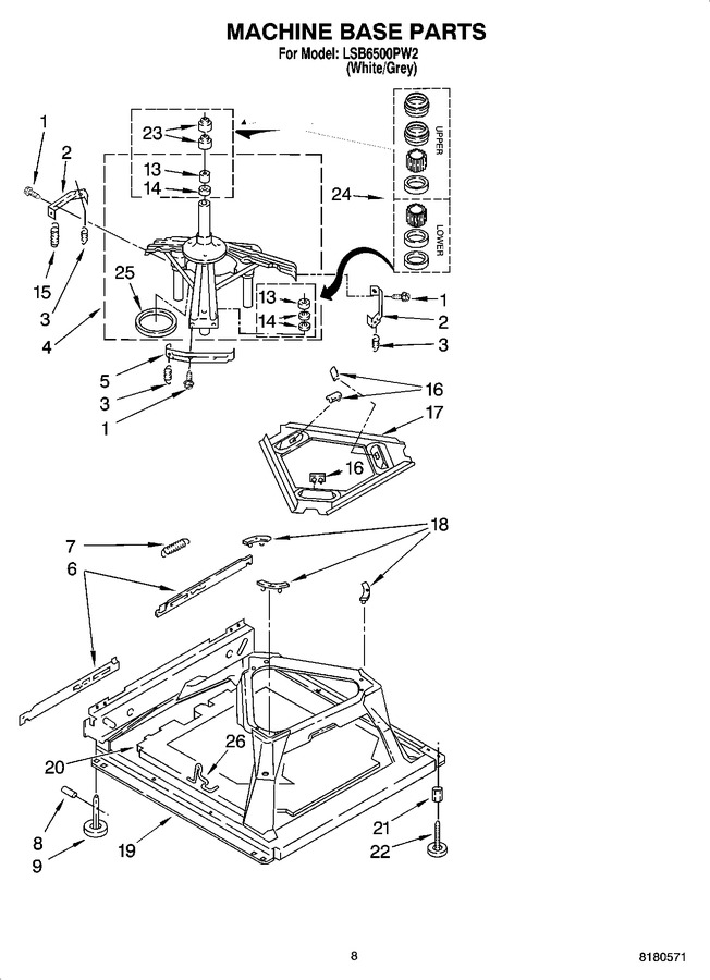 Diagram for LSB6500PW2