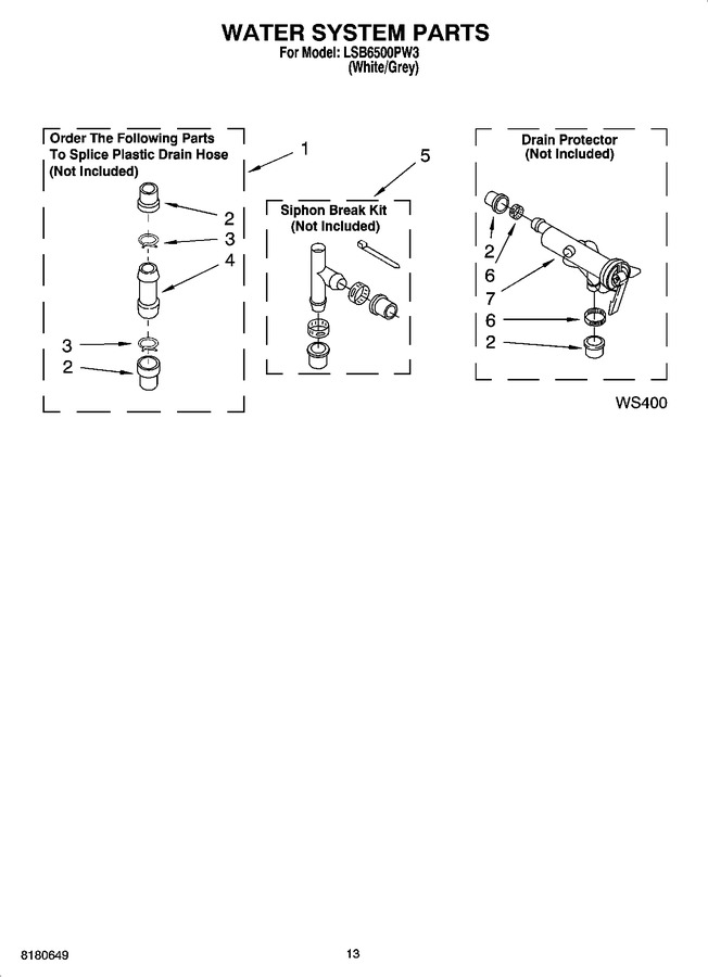 Diagram for LSB6500PW3