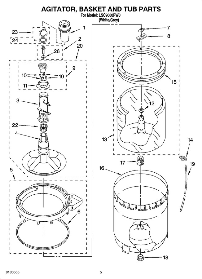 Diagram for LSC9000PW0