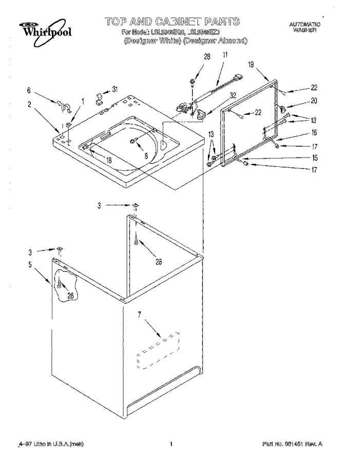 Diagram for LSL9345EZ0