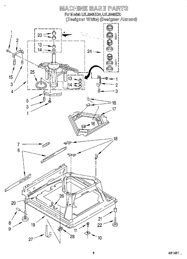 Diagram for LSL9345EZ0