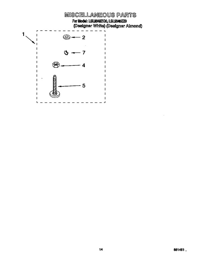 Diagram for LSL9345EZ0
