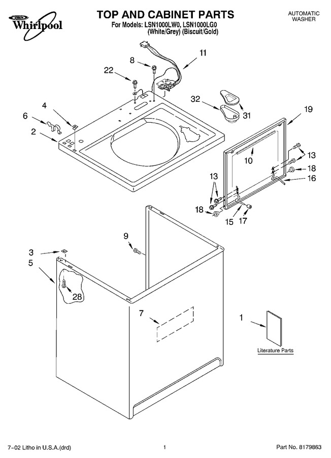 Diagram for LSN1000LG0