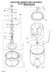 Diagram for 03 - Agitator, Basket And Tub