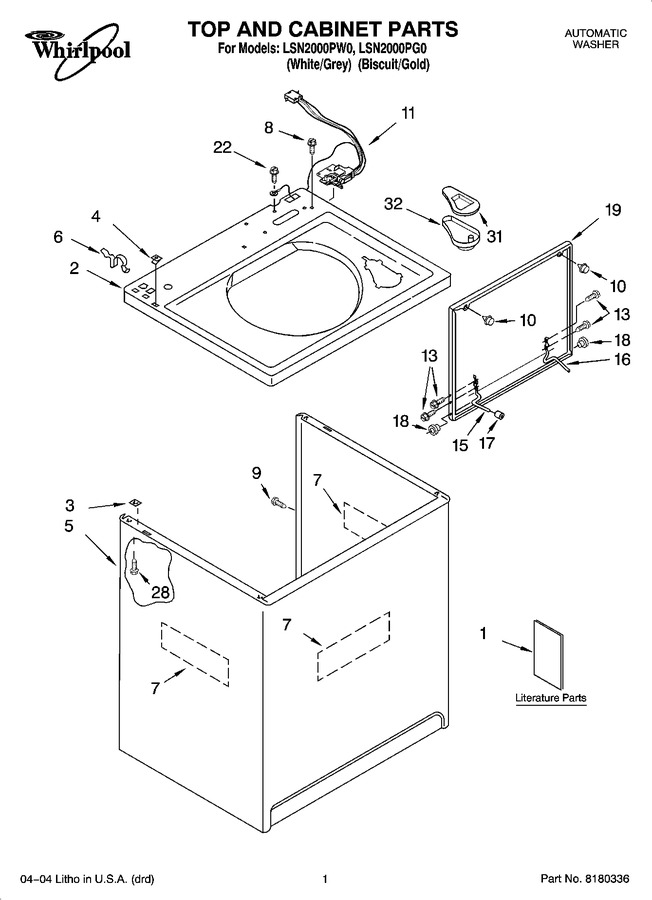 Diagram for LSN2000PG0