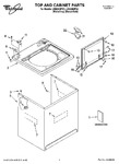 Diagram for 01 - Top And Cabinet Parts