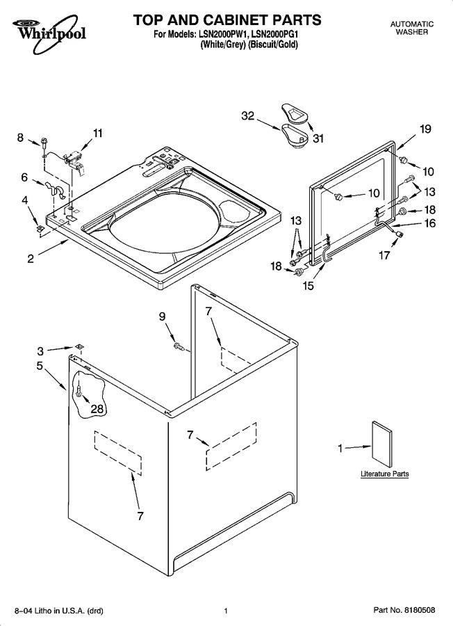 Diagram for LSN2000PW1
