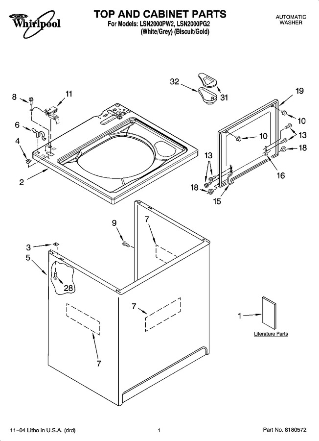Diagram for LSN2000PW2