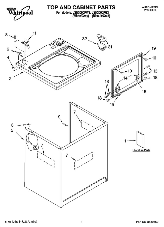 Diagram for LSN3000PW3