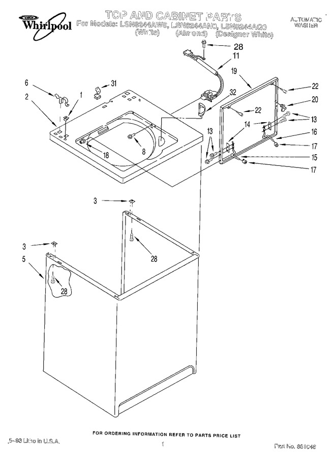 Diagram for LSN8244AW0