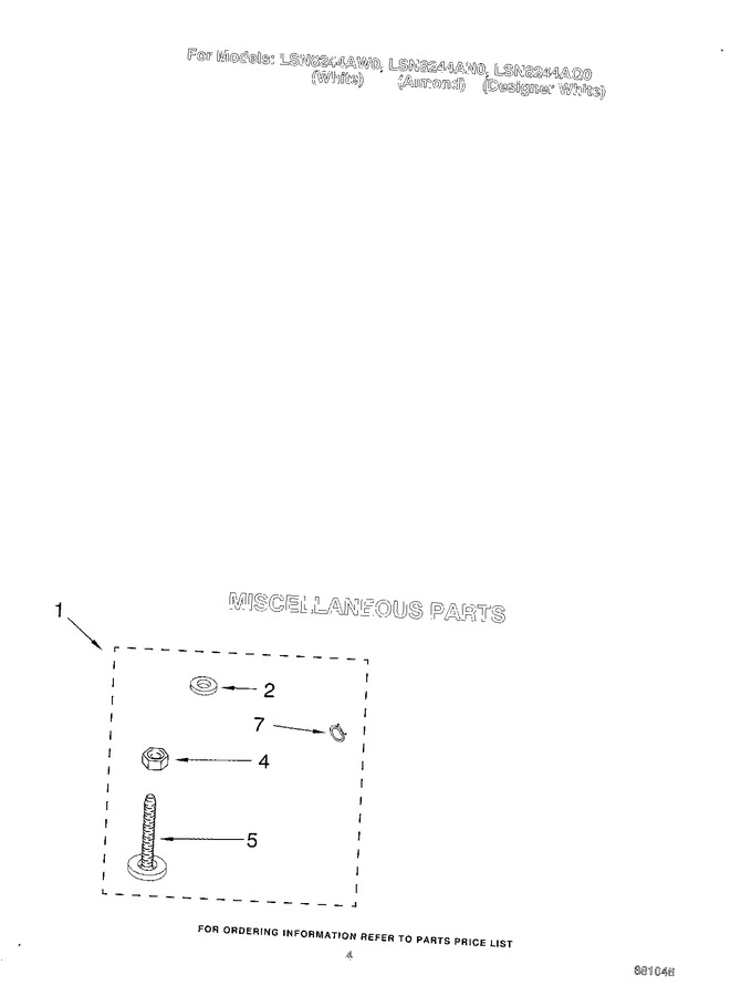 Diagram for LSN8244AW0