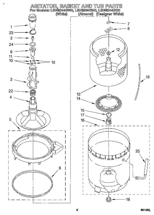 Diagram for LSN8244BW0