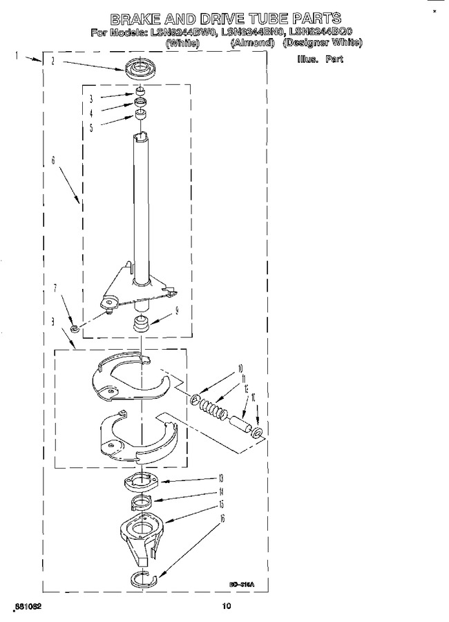 Diagram for LSN8244BW0