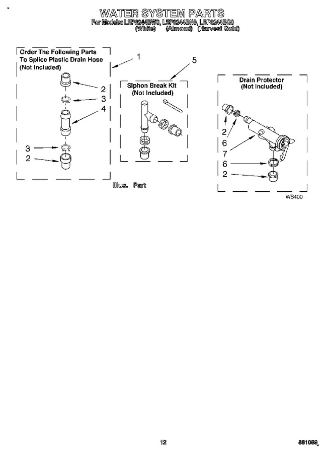 Diagram for LSP8244BW0