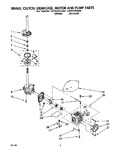 Diagram for 06 - Brake, Clutch, Gearcase, Motor And Pump