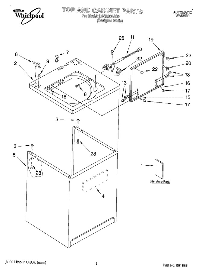 Diagram for LSQ8000JQ0