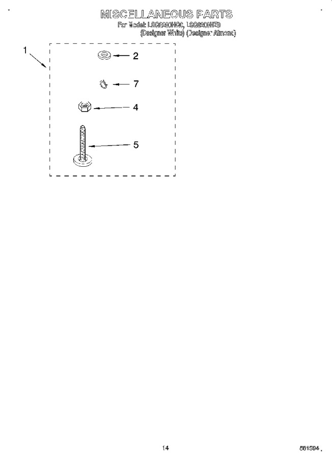 Diagram for LSQ8200HZ0