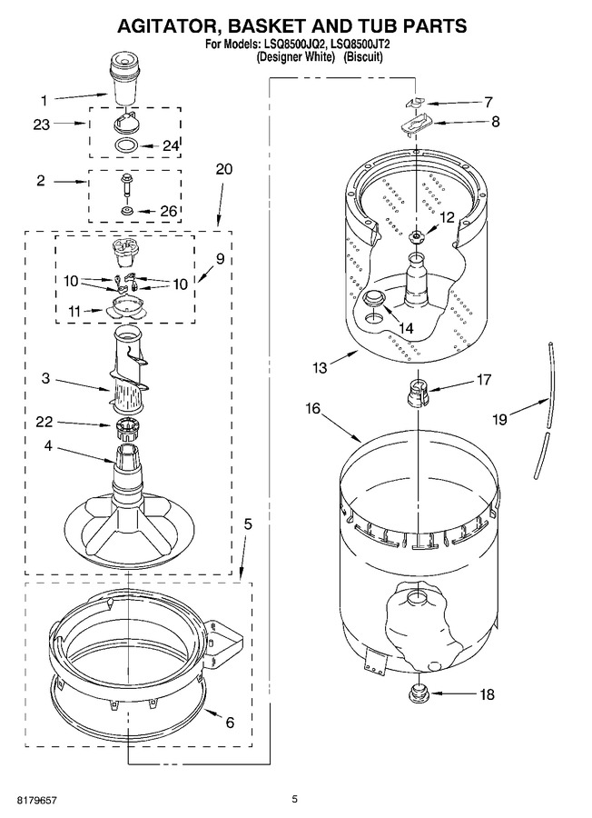 Diagram for LSQ8500JT2