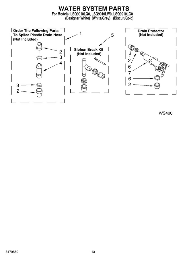 Diagram for LSQ9010LW0