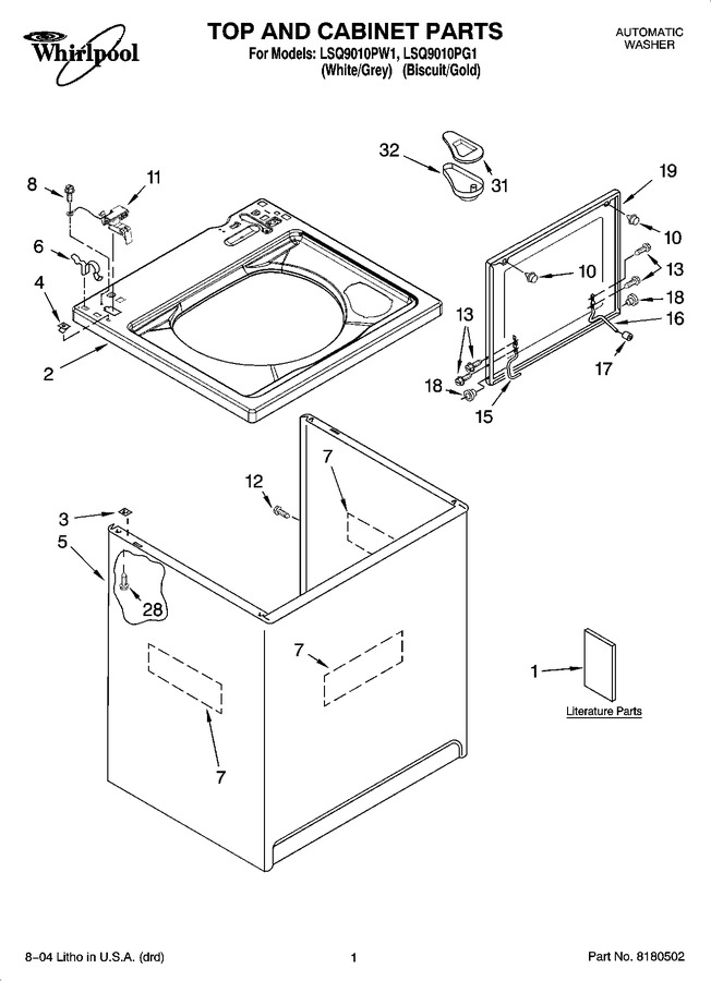 Diagram for LSQ9010PW1
