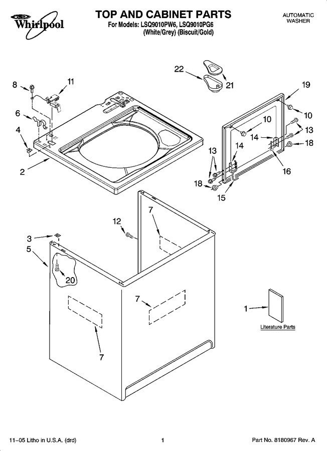Diagram for LSQ9010PW6