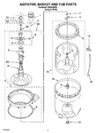 Diagram for 03 - Agitator, Basket And Tub Parts
