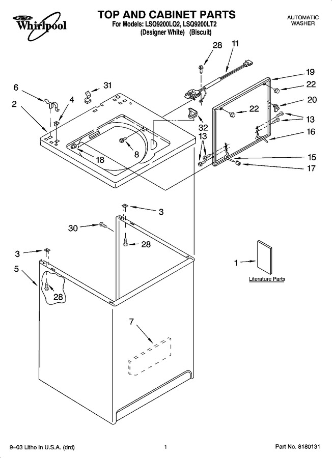 Diagram for LSQ9200LT2