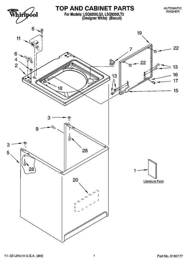Diagram for LSQ9200LQ3