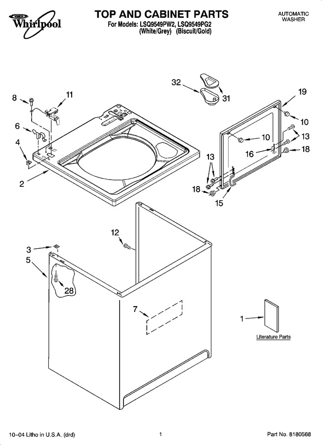 Diagram for LSQ9549PW2