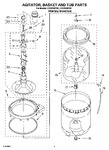 Diagram for 03 - Agitator, Basket And Tub Parts