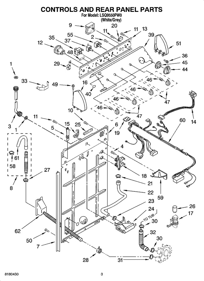 Diagram for LSQ9550PW0