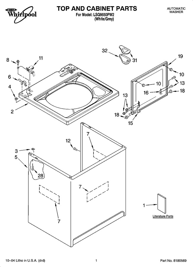 Diagram for LSQ9550PW2