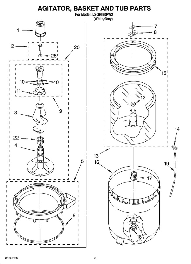 Diagram for LSQ9550PW2