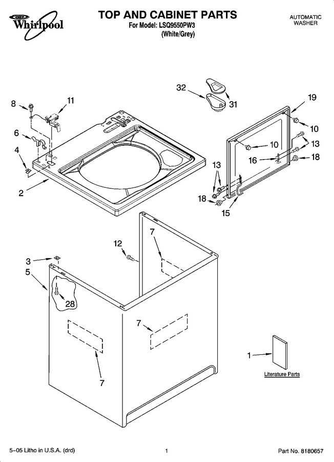 Diagram for LSQ9550PW3