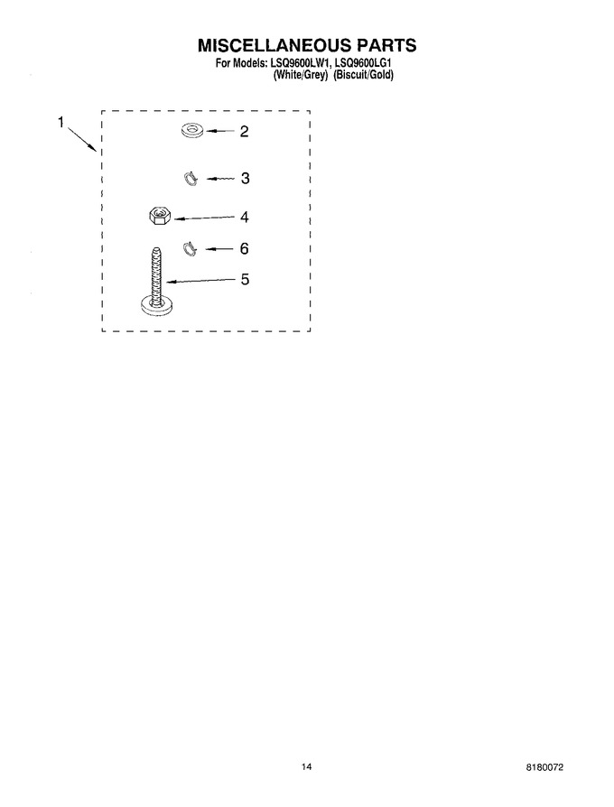 Diagram for LSQ9600LG1
