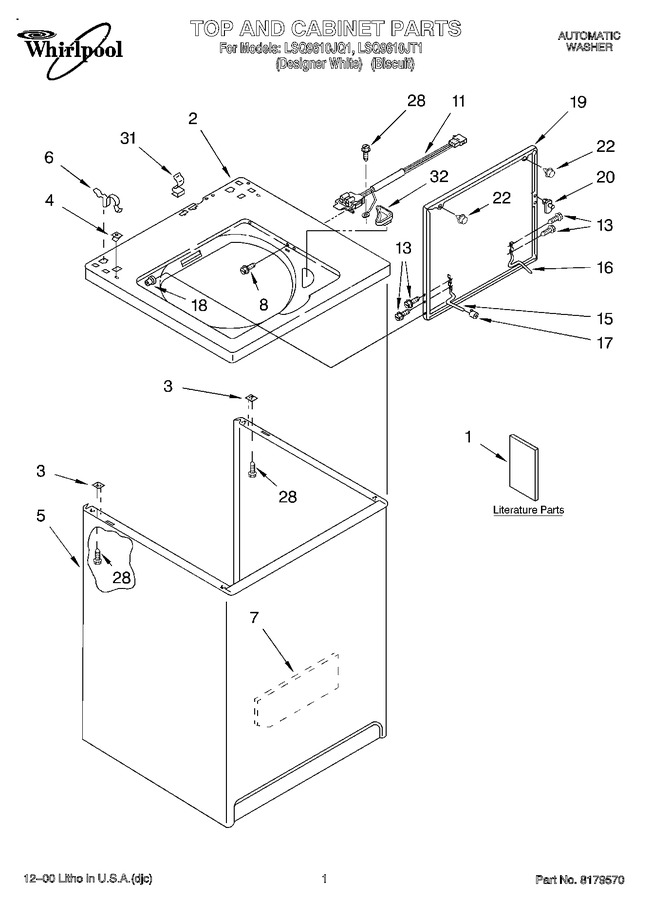 Diagram for LSQ9610JT1