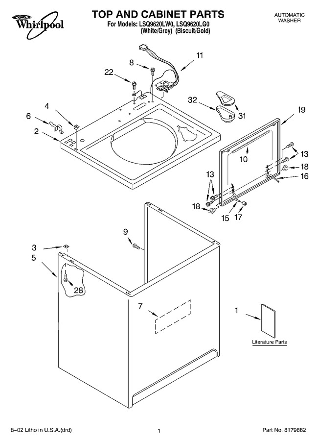 Diagram for LSQ9620LG0