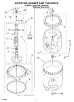 Diagram for 03 - Agitator, Basket And Tub