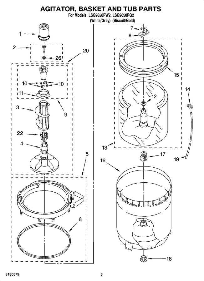 Diagram for LSQ9650PW2
