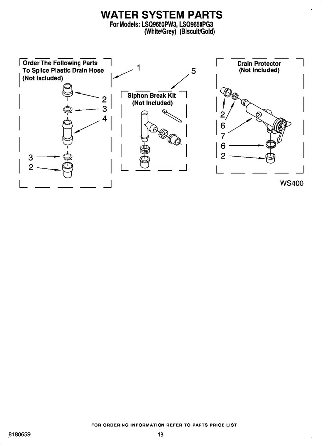 Diagram for LSQ9650PW3