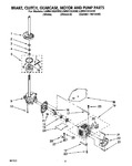 Diagram for 06 - Brake, Clutch, Gearcase, Motor And Pump